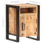 vidaXL Nachttisch 40x35x55 cm Massivholz Mango vidaXL Nachttisch 40x35x55 cm Massivholz Mango