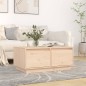 vidaXL Couchtisch 80x50x35 cm Massivholz Kiefer vidaXL Couchtisch 80x50x35 cm Massivholz Kiefer