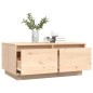 vidaXL Couchtisch 80x50x35 cm Massivholz Kiefer vidaXL Couchtisch 80x50x35 cm Massivholz Kiefer