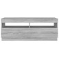vidaXL TV-Schrank mit LED-Leuchten Grau Sonoma 100x35x40 cm vidaXL TV-Schrank mit LED-Leuchten Grau Sonoma 100x35x40 cm