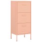 vidaXL Lagerschrank Rosa 42,5x35x101,5 cm Stahl vidaXL Lagerschrank Rosa 42,5x35x101,5 cm Stahl