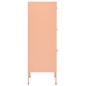 vidaXL Lagerschrank Rosa 42,5x35x101,5 cm Stahl vidaXL Lagerschrank Rosa 42,5x35x101,5 cm Stahl