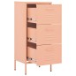 vidaXL Lagerschrank Rosa 42,5x35x101,5 cm Stahl vidaXL Lagerschrank Rosa 42,5x35x101,5 cm Stahl