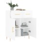 vidaXL Sideboard Hochglanz-Weiß 69,5x34x90 cm Holzwerkstoff vidaXL Sideboard Hochglanz-Weiß 69,5x34x90 cm Holzwerkstoff