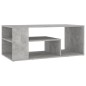 vidaXL Couchtisch Betongrau 100x50x40 cm Holzwerkstoff vidaXL Couchtisch Betongrau 100x50x40 cm Holzwerkstoff