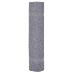 vidaXL Messeteppich Rillen 1,2x20 m Grau