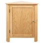 vidaXL Eckschrank 59x45x80 cm Massivholz Eiche vidaXL Eckschrank 59x45x80 cm Massivholz Eiche