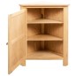 vidaXL Eckschrank 59x45x80 cm Massivholz Eiche vidaXL Eckschrank 59x45x80 cm Massivholz Eiche