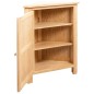 vidaXL Eckschrank 59x45x80 cm Massivholz Eiche vidaXL Eckschrank 59x45x80 cm Massivholz Eiche