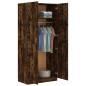vidaXL Kleiderschrank Räuchereiche 90x52x200 cm Holzwerkstoff vidaXL Kleiderschrank Räuchereiche 90x52x200 cm Holzwerkstoff