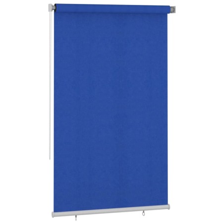 vidaXL Außenrollo 140x230 cm Blau HDPE
