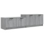 vidaXL TV-Schrank Grau Sonoma 158,5x36x45 cm Holzwerkstoff vidaXL TV-Schrank Grau Sonoma 158,5x36x45 cm Holzwerkstoff