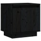 vidaXL Nachttisch Schwarz 40x30x40 cm Massivholz Kiefer vidaXL Nachttisch Schwarz 40x30x40 cm Massivholz Kiefer