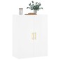 vidaXL Wandschrank Hochglanz-Weiß 69,5x34x90 cm vidaXL Wandschrank Hochglanz-Weiß 69,5x34x90 cm
