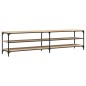 vidaXL TV-Schrank Sonoma-Eiche 200x30x50 cm Holzwerkstoff und Metall vidaXL TV-Schrank Sonoma-Eiche 200x30x50 cm Holzwerkstoff und Metall