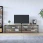vidaXL TV-Schrank Sonoma-Eiche 200x30x50 cm Holzwerkstoff und Metall vidaXL TV-Schrank Sonoma-Eiche 200x30x50 cm Holzwerkstoff und Metall
