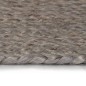 vidaXL Teppich Handgefertigt Jute Rund 90 cm Grau vidaXL Teppich Handgefertigt Jute Rund 90 cm Grau
