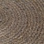 vidaXL Teppich Handgefertigt Jute Rund 90 cm Grau vidaXL Teppich Handgefertigt Jute Rund 90 cm Grau