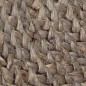 vidaXL Teppich Handgefertigt Jute Rund 90 cm Grau vidaXL Teppich Handgefertigt Jute Rund 90 cm Grau