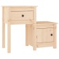 vidaXL Nachttisch 79,5x38x65,5 cm Massivholz Kiefer vidaXL Nachttisch 79,5x38x65,5 cm Massivholz Kiefer