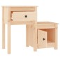 vidaXL Nachttisch 79,5x38x65,5 cm Massivholz Kiefer vidaXL Nachttisch 79,5x38x65,5 cm Massivholz Kiefer