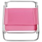 vidaXL Klappbare Strandstühle 2 Stk. Rosa Stoff vidaXL Klappbare Strandstühle 2 Stk. Rosa Stoff
