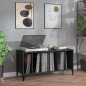 vidaXL Plattenschrank Schwarz 100x38x48 cm Holzwerkstoff vidaXL Plattenschrank Schwarz 100x38x48 cm Holzwerkstoff