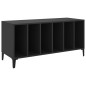vidaXL Plattenschrank Schwarz 100x38x48 cm Holzwerkstoff vidaXL Plattenschrank Schwarz 100x38x48 cm Holzwerkstoff