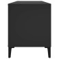 vidaXL Plattenschrank Schwarz 100x38x48 cm Holzwerkstoff vidaXL Plattenschrank Schwarz 100x38x48 cm Holzwerkstoff