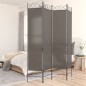 vidaXL 4-tlg. Paravent Anthrazit 160x220 cm Stoff vidaXL 4-tlg. Paravent Anthrazit 160x220 cm Stoff