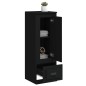 vidaXL Highboard Schwarz 36x35,5x103,5 cm Holzwerkstoff vidaXL Highboard Schwarz 36x35,5x103,5 cm Holzwerkstoff
