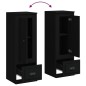 vidaXL Highboard Schwarz 36x35,5x103,5 cm Holzwerkstoff vidaXL Highboard Schwarz 36x35,5x103,5 cm Holzwerkstoff