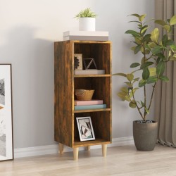 vidaXL Sideboard Räuchereiche 34,5x32,5x90 cm Holzwerkstoff