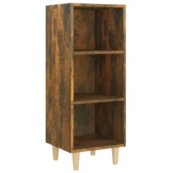 vidaXL Sideboard Räuchereiche 34,5x32,5x90 cm Holzwerkstoff