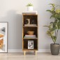 vidaXL Sideboard Räuchereiche 34,5x32,5x90 cm Holzwerkstoff vidaXL Sideboard Räuchereiche 34,5x32,5x90 cm Holzwerkstoff