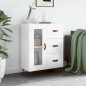 vidaXL Sideboard Hochglanz-Weiß 69,5x34x90 cm Holzwerkstoff vidaXL Sideboard Hochglanz-Weiß 69,5x34x90 cm Holzwerkstoff