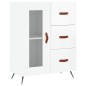 vidaXL Sideboard Hochglanz-Weiß 69,5x34x90 cm Holzwerkstoff vidaXL Sideboard Hochglanz-Weiß 69,5x34x90 cm Holzwerkstoff