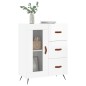 vidaXL Sideboard Hochglanz-Weiß 69,5x34x90 cm Holzwerkstoff vidaXL Sideboard Hochglanz-Weiß 69,5x34x90 cm Holzwerkstoff