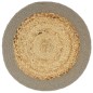 vidaXL Tischsets 4 Stk. Natur und Grau 38 cm Jute und Baumwolle vidaXL Tischsets 4 Stk. Natur und Grau 38 cm Jute und Baumwolle