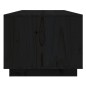 vidaXL Couchtisch Schwarz 110x50x40 cm Massivholz Kiefer vidaXL Couchtisch Schwarz 110x50x40 cm Massivholz Kiefer
