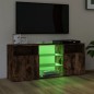 vidaXL TV-Schrank mit LED-Leuchten Räuchereiche 120x30x50 cm vidaXL TV-Schrank mit LED-Leuchten Räuchereiche 120x30x50 cm