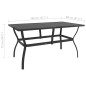 vidaXL Gartentisch Anthrazit 140x80x72 cm Stahl vidaXL Gartentisch Anthrazit 140x80x72 cm Stahl