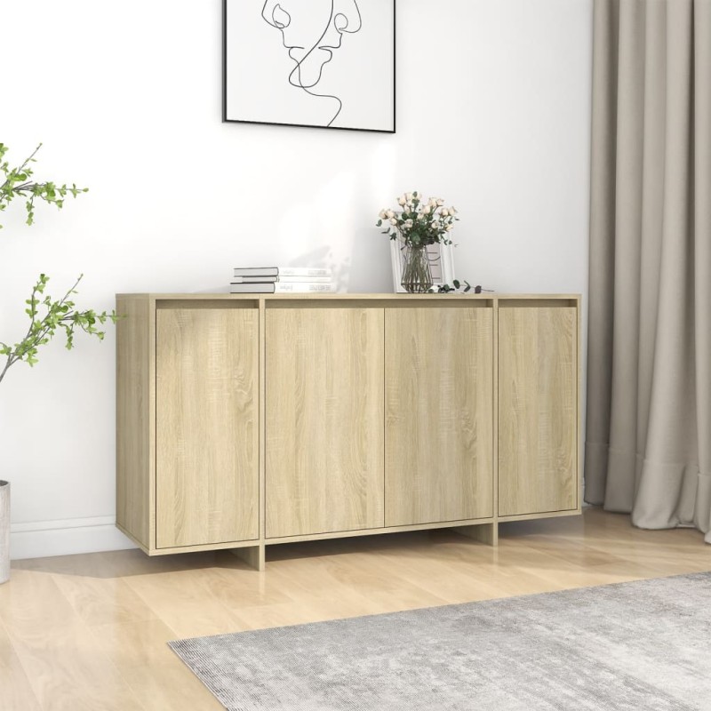 vidaXL Sideboard Sonoma-Eiche 135x41x75 cm Holzwerkstoff vidaXL Sideboard Sonoma-Eiche 135x41x75 cm Holzwerkstoff