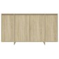 vidaXL Sideboard Sonoma-Eiche 135x41x75 cm Holzwerkstoff vidaXL Sideboard Sonoma-Eiche 135x41x75 cm Holzwerkstoff