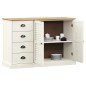 vidaXL Sideboard mit Schubladen VIGO 113x40x75 cm Massivholz Kiefer vidaXL Sideboard mit Schubladen VIGO 113x40x75 cm Massivholz Kiefer