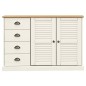 vidaXL Sideboard mit Schubladen VIGO 113x40x75 cm Massivholz Kiefer vidaXL Sideboard mit Schubladen VIGO 113x40x75 cm Massivholz Kiefer