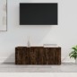 vidaXL TV-Schrank Räuchereiche 80x34x30 cm Holzwerkstoff vidaXL TV-Schrank Räuchereiche 80x34x30 cm Holzwerkstoff