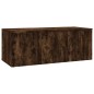 vidaXL TV-Schrank Räuchereiche 80x34x30 cm Holzwerkstoff vidaXL TV-Schrank Räuchereiche 80x34x30 cm Holzwerkstoff