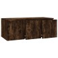 vidaXL TV-Schrank Räuchereiche 80x34x30 cm Holzwerkstoff vidaXL TV-Schrank Räuchereiche 80x34x30 cm Holzwerkstoff