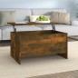 vidaXL Couchtisch Räuchereiche 80x55,5x41,5 cm Holzwerkstoff vidaXL Couchtisch Räuchereiche 80x55,5x41,5 cm Holzwerkstoff